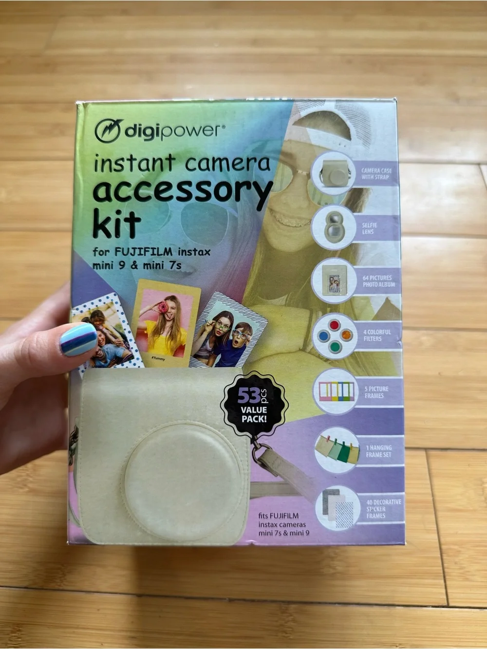 Fujifilm Instax Accessory Kit with Cream Case and Multicolor Filters